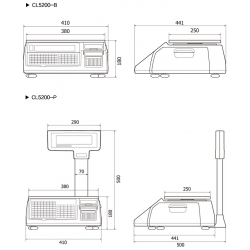 Waga etykietująca CAS CL5200 Junior P